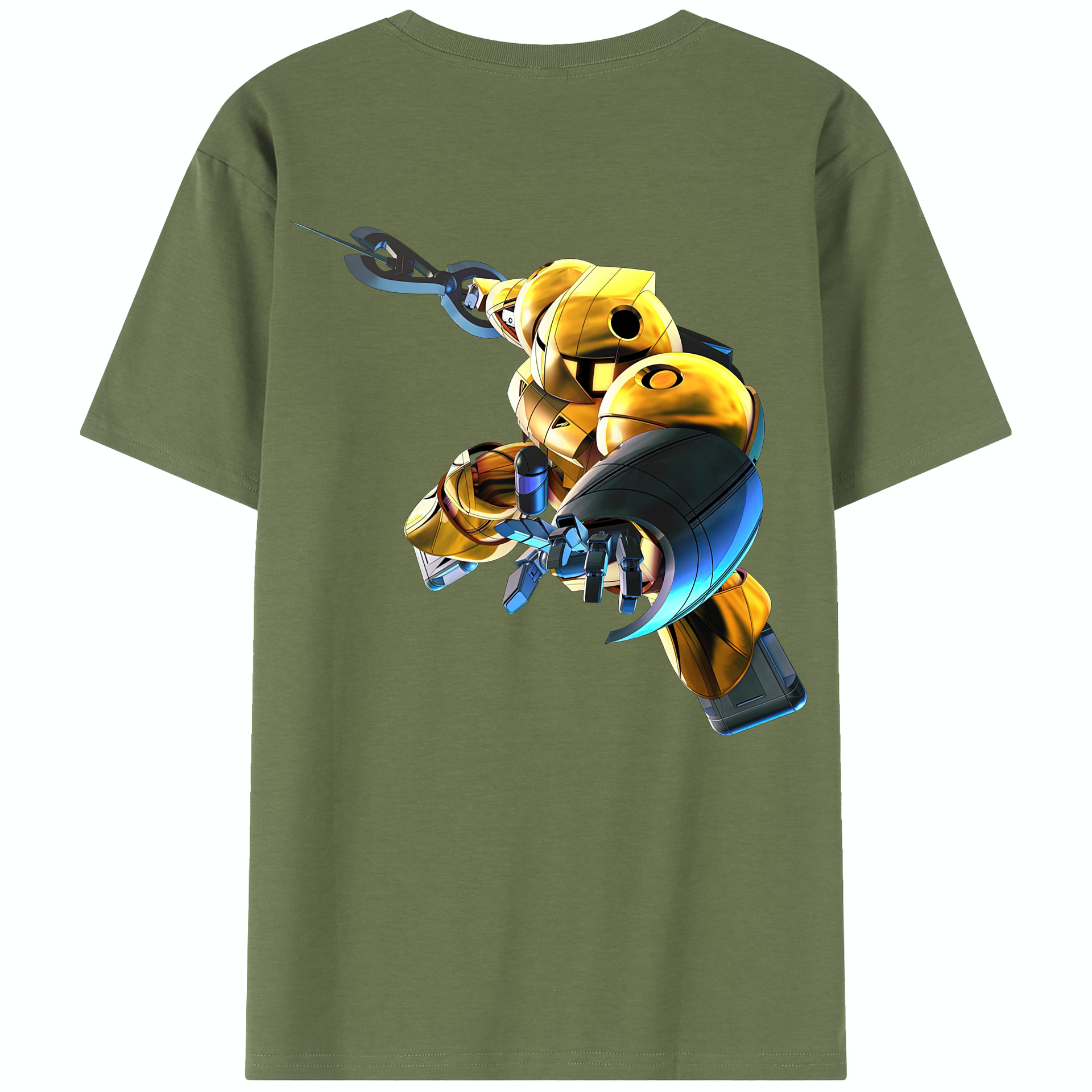 （画像用） 機動戦士ガンダム Mobile Suit Gundam 綿100％半袖Tシャツ（背面プリント）